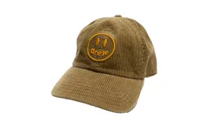 Коричневый вельветовый кепка Dad Hat Drew House