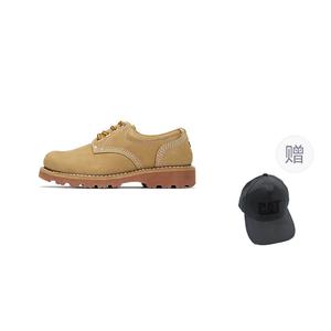 Мужские повседневные кроссовки CAT низкие желтые + подарок