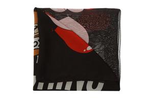 MOSCHINO Шелковый шарф Women's Black