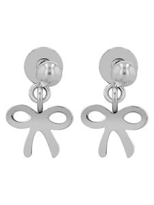 Adeliás Женские серьги - Серьги-гвоздики из нержавеющей стали серебристого цвета