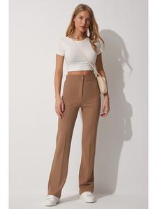 Тканевые брюки Happiness Istanbul, кэмел