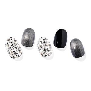 Ohora, Наклейки для гибридного лака для ногтей, твидовый жакет, 30 шт