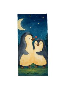 Mr. & Mrs. Panda Пляжное полотенце с пингвинами, дизайн для сна без текста, пастельно-серого цвета