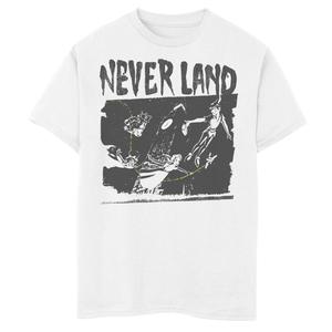Футболка с графическим изображением Disney's «Питер Пэн» для мальчиков 8–20 лет, групповая фотография, штамп «Лондонский рейс» Licensed Character