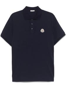 Рубашка поло с короткими рукавами Moncler, синий