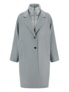 Многослойное пальто Herno, синий