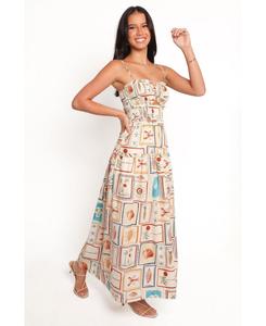 Женское макси-платье Hana Petal and Pup, White