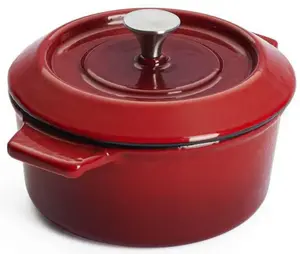 Форма для запекания Woll Iron с крышкой, красный