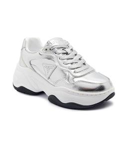 Кроссовки счастливые Guess, серебряный