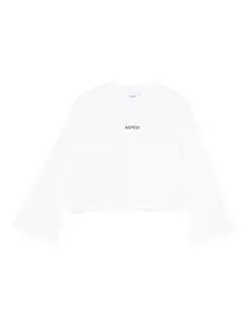 Футболка с принтом логотипа Aspesi Kids, белый