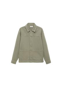MANGO TEEN Куртка межсезонная 'Sobre' в цвете Khaki