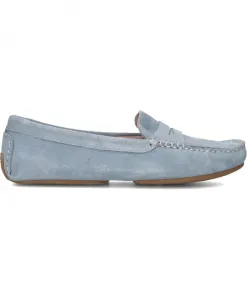 Элегантные синие замшевые мокасины Stefano Lauran, синий