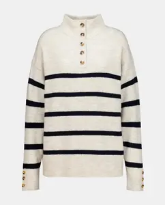 Женская пуловерная кофта на пуговицах Easy Wear, бежевый