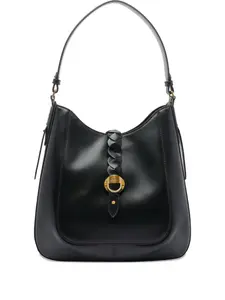 Сумка на плечо Altay с плетеными деталями ISABEL MARANT, черный