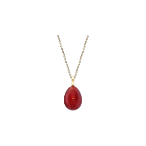 Яйцо фаберже «звездное» из желтого золота и красной эмали с гильошированным звездой - 2446fp3823 FABERGÉ