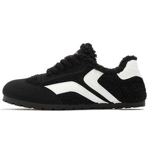 Кроссовки Pie Shoes в немецком армейском стиле. Нескользящие легкие термокружевные низкие повседневные туфли. Женские, черные TUOPIN, Black