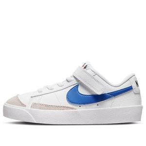 Кроссовки blazer low '77 'white chlorophyll medium blue' Nike, синий