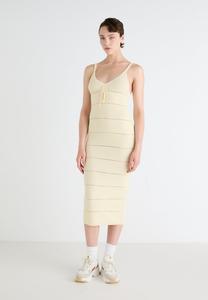 Платье Gina Tricot MIDI DRESS, Lemon Icing/Light Yellow
