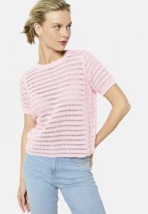 Футболка с принтом SHORT SLEEVE LolaLiza, розовый