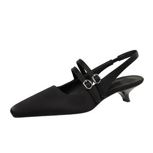 Женские туфли на высоком каблуке YAFEI XUANYU, Black