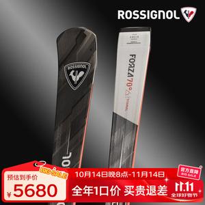 Rossignol Двухбортные лыжи Golden Chicken, средний и продвинутый уровень Cabrio FORZA для взрослых, двухбортные лыжи, FORZA 70° TI (с фиксатором: SPX 14), 173 см