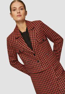 Блейзер MIT HAHNENTRITTMUSTER s.Oliver BLACK LABEL, коричневый