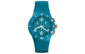SWATCH Unisex 42mm Blue Watch SUSN406