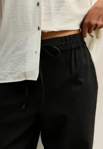 Широкие брюки на шнуровке New Look, Black