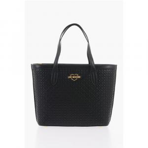 Черная полиэтиленовая сумка через плечо Moschino, Black