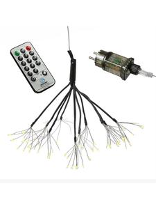 Marelida Светодиодная пиротехническая звезда с пультом дистанционного управления, диаметр: 25 см, черная