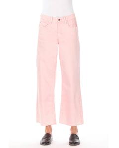 Широкие брюки до щиколотки в нежно-розовом цвете APNY