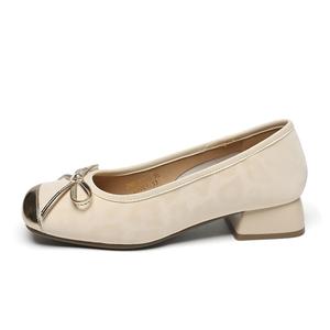 ZHR Женские туфли на высоком каблуке бежевого/синего/кофейного цвета