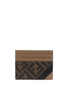 Картхолдер с логотипом FENDI, коричневый
