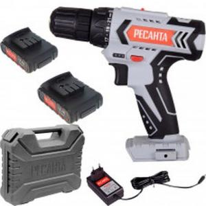 Аккумуляторная дрель-шуруповерт Ресанта ДА-14-2ЛК