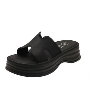 Сандалии-слайдеры женские, противоскользящие, износостойкие, с амортизацией CZRSK, Black