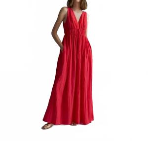 Платье в греческом стиле цвета гибискуса Psophia, Hibiscus