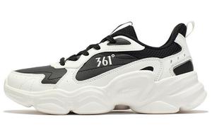 Кроссовки Cloud Series Lifestyle женские с низким верхом, белый/черный 361°