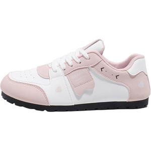 Скользоустойчивые противоударные низкие повседневные детские кроссовки для подростков Babaya, розовый