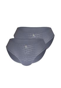 Трусики из натуральной кожи 2 шт. в упаковке Sassa, серый