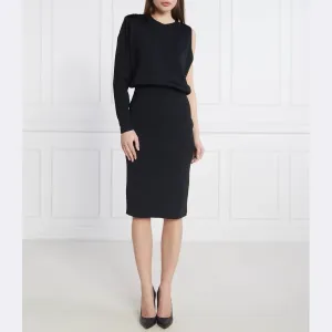 Асимметричное платье Karl Lagerfeld, черный