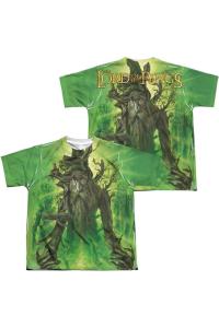 Футболка молодежная с коротким рукавом Lord Of The Rings Treebeard (принт спереди и сзади) Gildan, белый