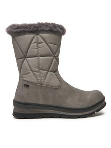 Ботильоны на плоской подошве Caprice, серый