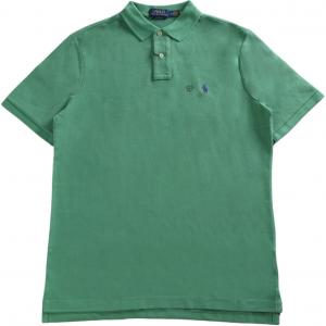 Поло с коротким рукавом из сетчатой ткани Polo Ralph Lauren, зеленый