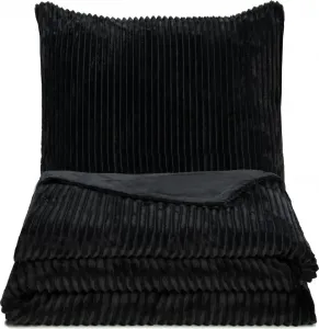 Комплект постельного белья из микрофибры, 2 предмета, 100% полиэстер, 80x80 см + 135x200 см, серый Zollner