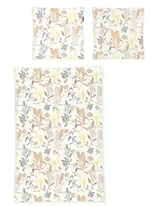 Комплект постельного белья Irisette Seersucker Easy 8510, оранжевый, размер 135x200+80x80 см Irisette GmbH & Co. KG