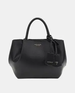 Сумка через плечо с молнией и магнитной застежкой Guess, черный