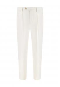 Boggi Milano Плиссированные брюки Regular в цвете Off White
