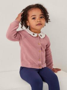 Детский кардиган из хлопка Baby Eve Monsoon, Pink