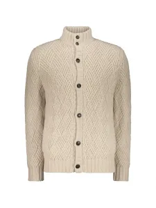 Кардиган на пуговицах с косами Fedeli, бежевый