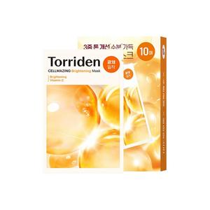 TORRIDEN Витаминная маска для лица Vitamin Bright White успокаивающая увлажняющая 26мл*10 шт/уп